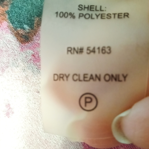 Ivanka Trump Blouse Size Small Hidden Buttons Black with Floral - Picture 5 of 12